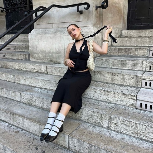 Zara black patent strappy maryjane heels - Picture 12 of 15